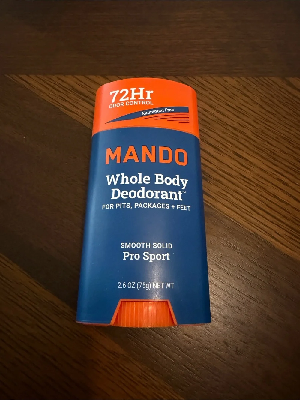 Mando Pro Sport Whole Body Deodorant - Blue/Orange